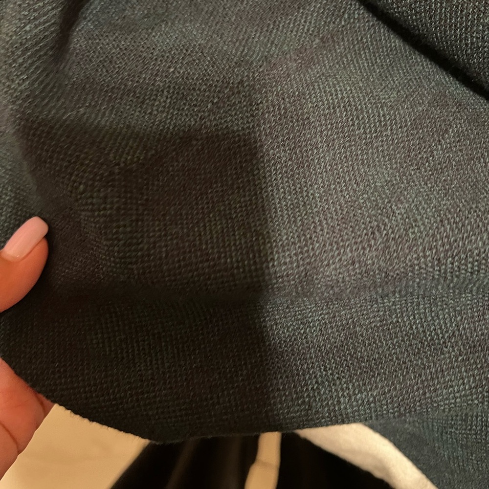XOXO Navy and Green Plaid Midi Dress - Picture 6 of 7